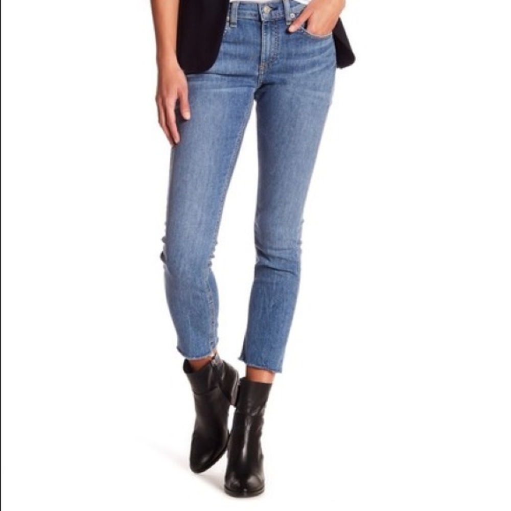 Rag & Bone ankle skinny jeans mid rise size 25